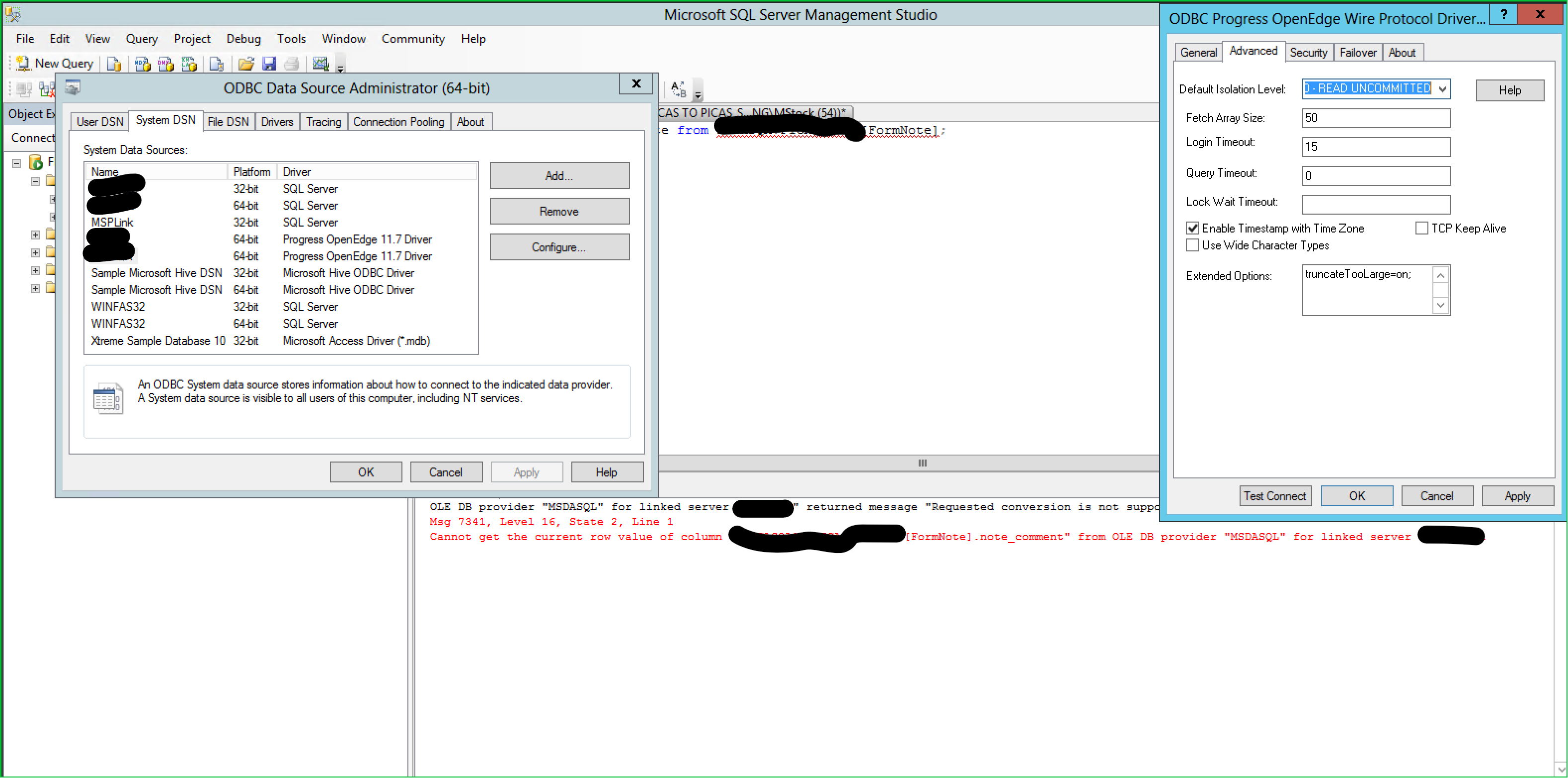 MS SQL Linked Server Errors On VARCHAR Bigger Than 8000 Community Ms sql linked server errors on varchar bigger than 8000 community